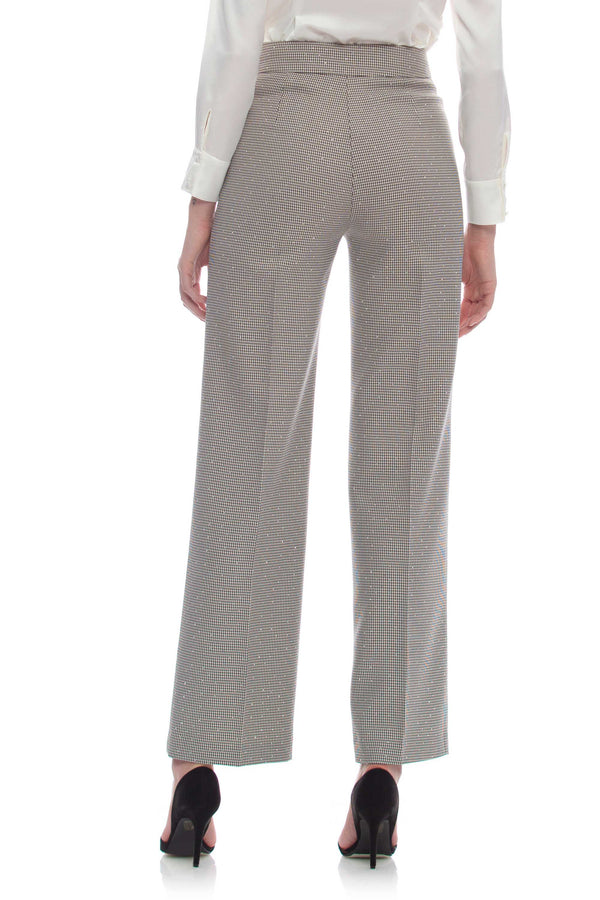Elegant checked trousers - Trousers CYNARR