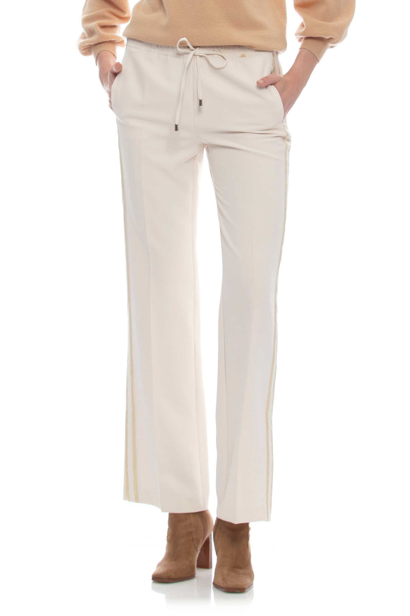 Comfortable elasticated trousers with drawstring - Trousers BEJARI