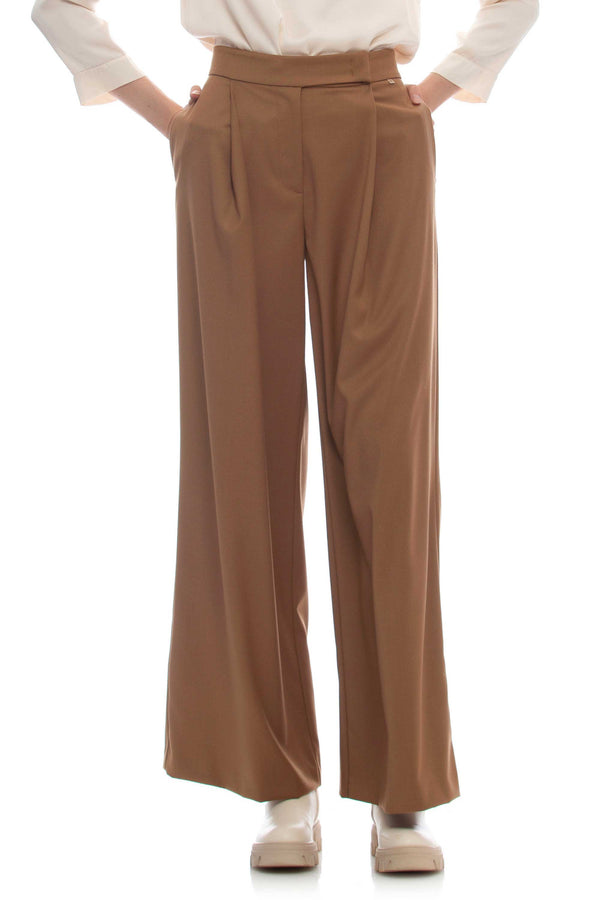 Palazzo trousers in viscose - Trousers ICJAL