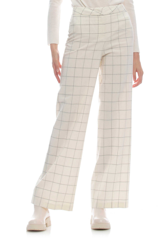 Patterned woolen trousers - Trousers CARACUARA