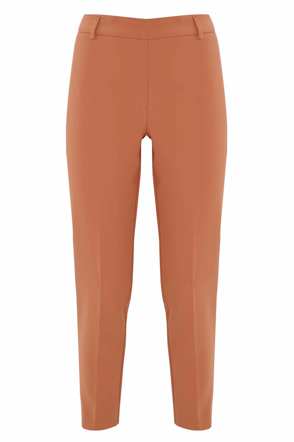 Straight pleated trousers with belt loops - Trousers AMALIO