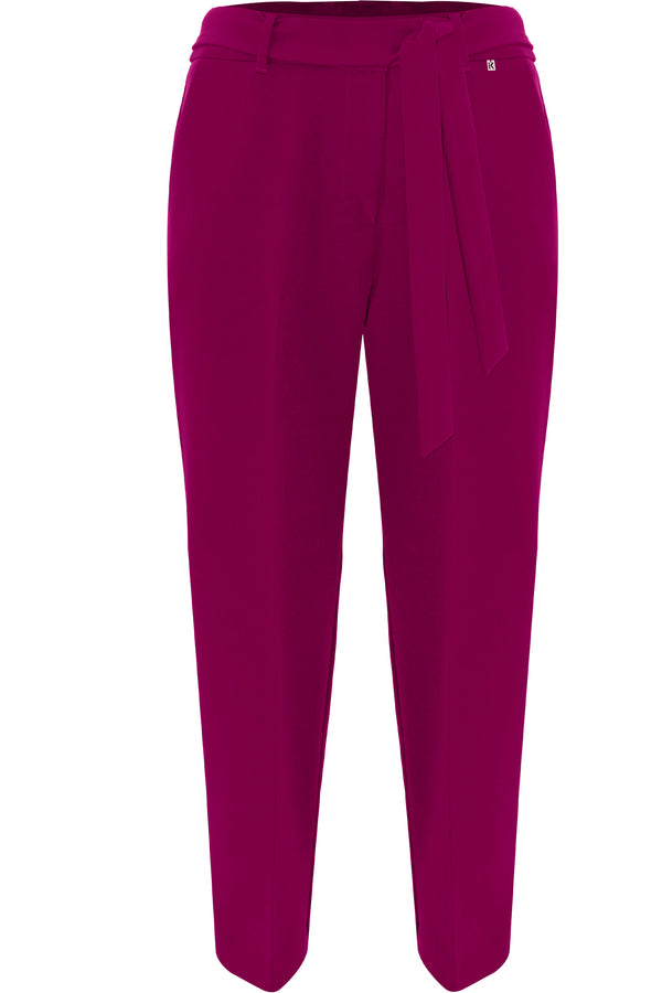Relaxed fit trousers with belt - Trousers TATY