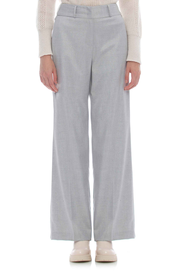 Elegant trousers with pressed pleat - Trousers EOGLO