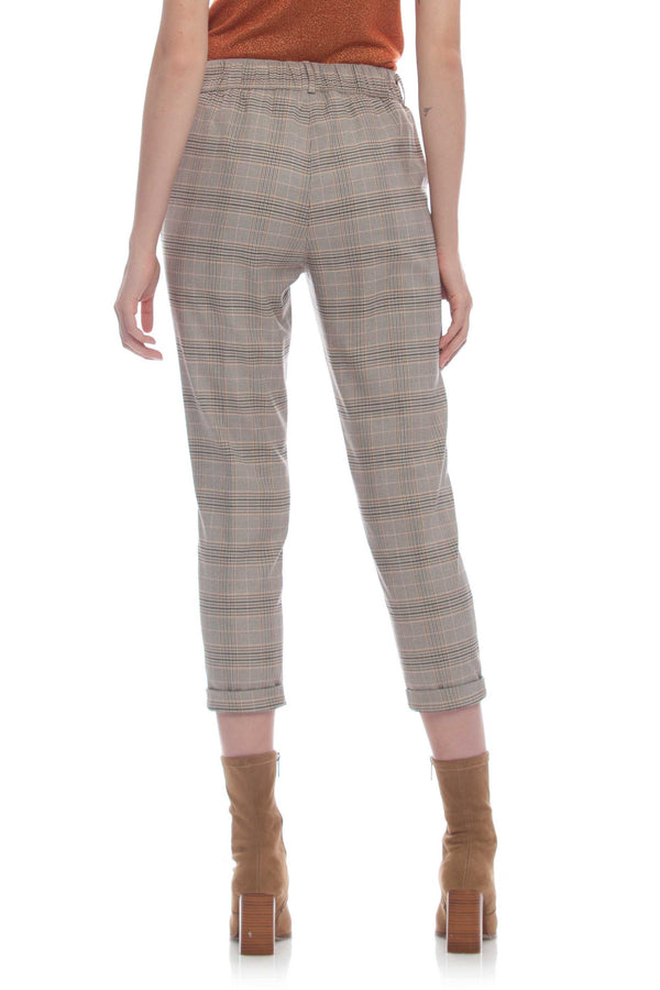 Optical trousers in viscose blend - Trousers ATTHA