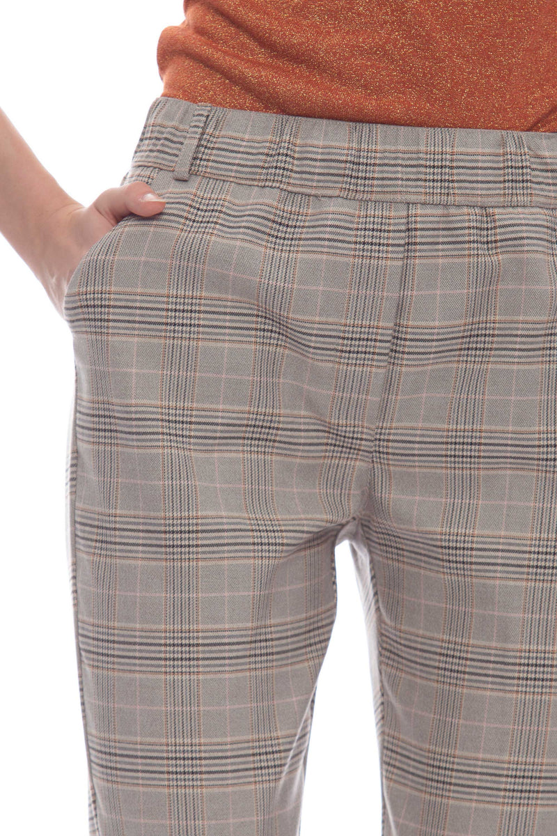 Pantaloni optical in misto viscosa - Pantalone Fashion ATTHA