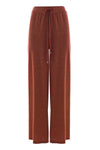 Drawstring palazzo trousers - Knitted trousers BEVAN