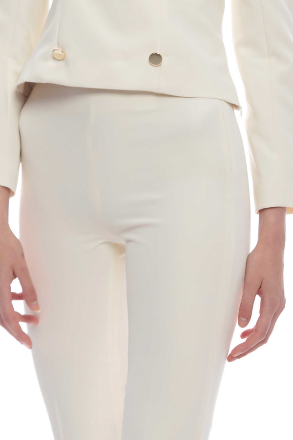 Pantalon fuselé plissé élégant - Pantalon THELMA