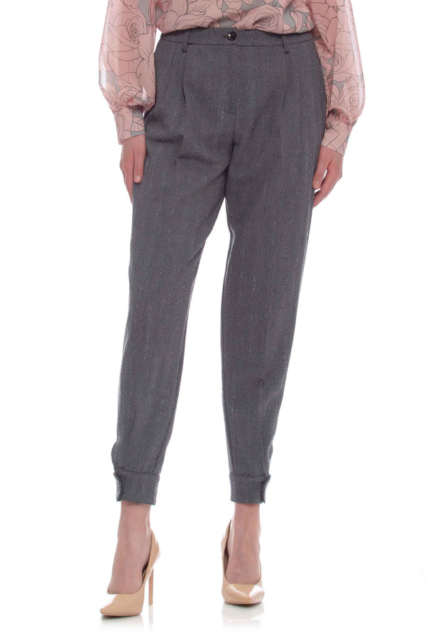Tight-at-the-ankle trousers - Trousers ALISYA