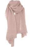 Delicate scarf trimmed with a frayed edge - Scarf DRALOSS