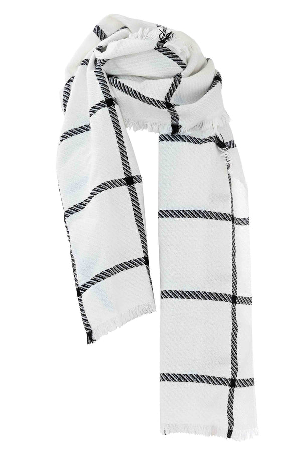 Two-tone checked scarf - Scarf KULAD
