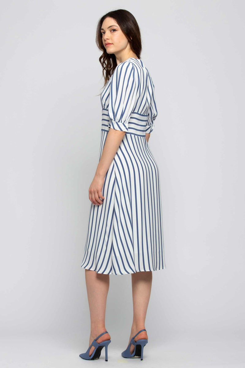Robe longue avec motifs à rayures - Robe RANIRER