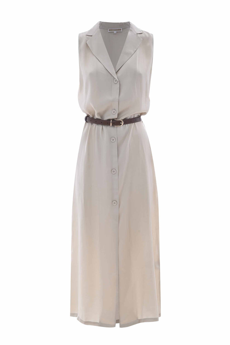 Long buttoned dress - Dress LASANG