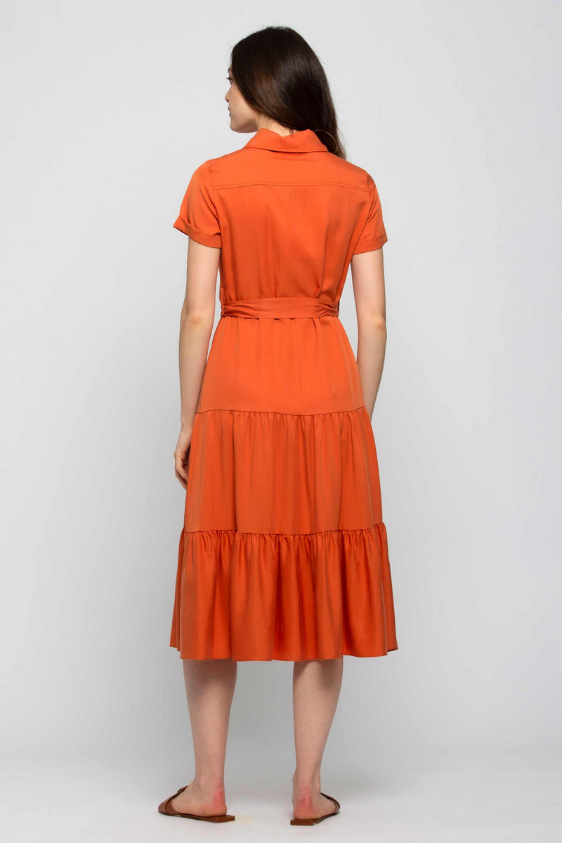 Long ruffle dress - Dress RULARI