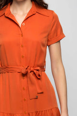 Long ruffle dress - Dress RULARI