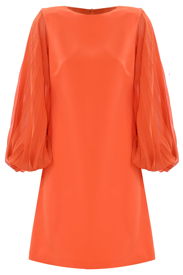 Loose dress with pleated sleeves - Dress FENNAN
