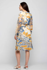 Patterned wrap dress - Dress ORINANA