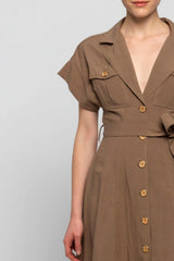 Shirt dress with pockets - Dress REGWENN