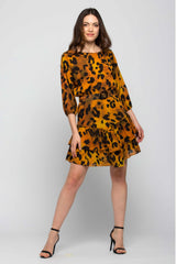 Robe à motif animalier - Robe NIKSALA