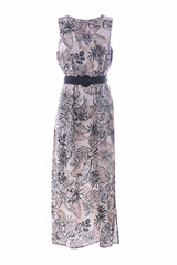 Long leaf print dress - Dress TINARRA