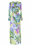 Robe à motifs avec fente - Robe JOHAMA