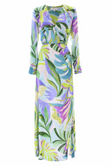 Robe à motifs avec fente - Robe JOHAMA