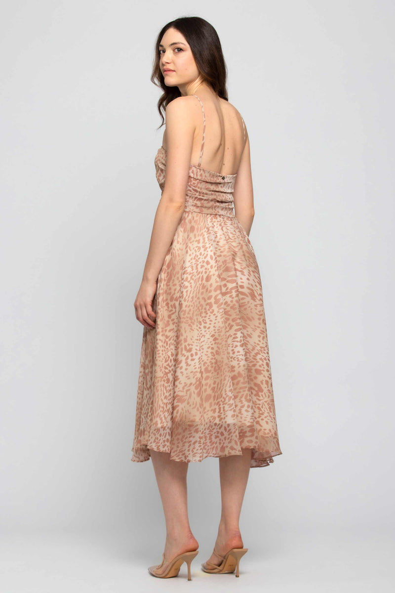 Abito con stampa animalier - Abito BRAXIC