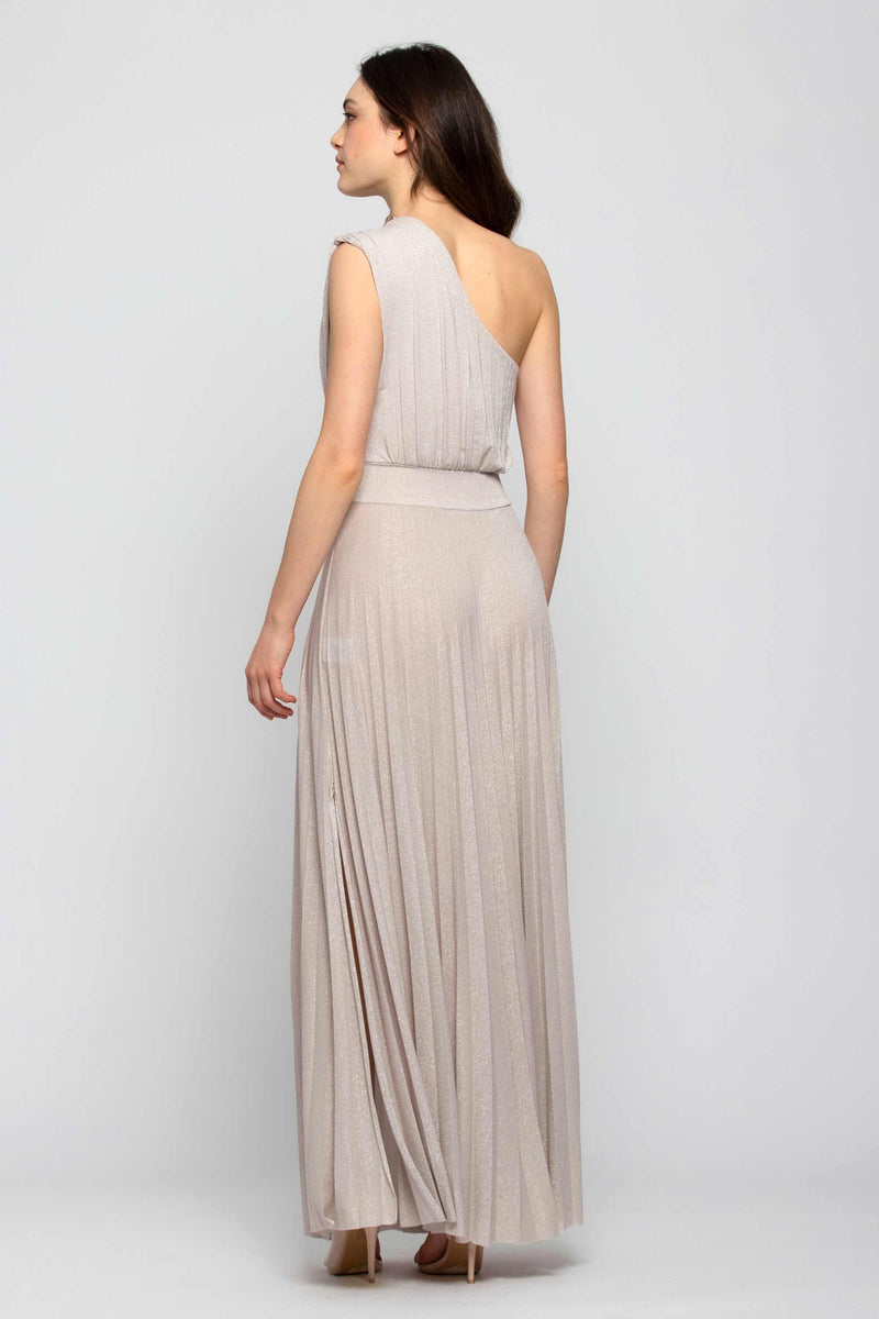 Shiny one-shoulder dress - Dress NIMETH