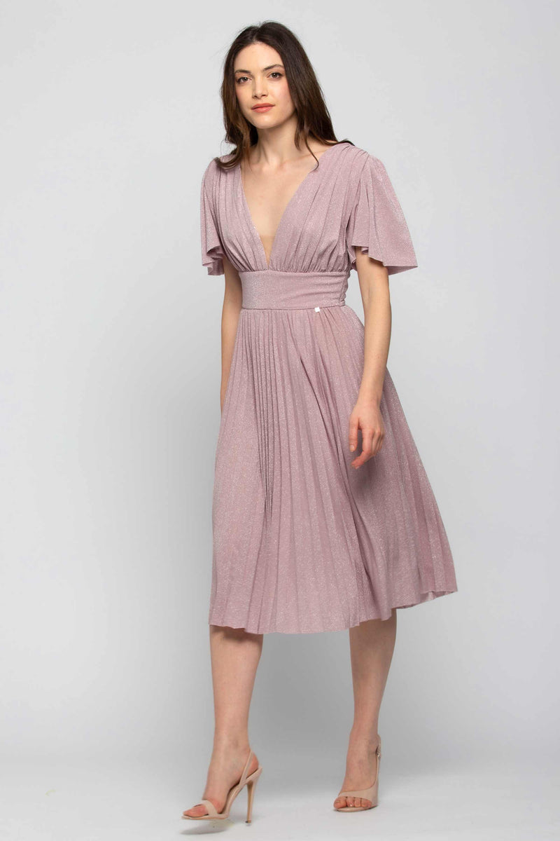 Dress with a pleated skirt - Dress PARARI