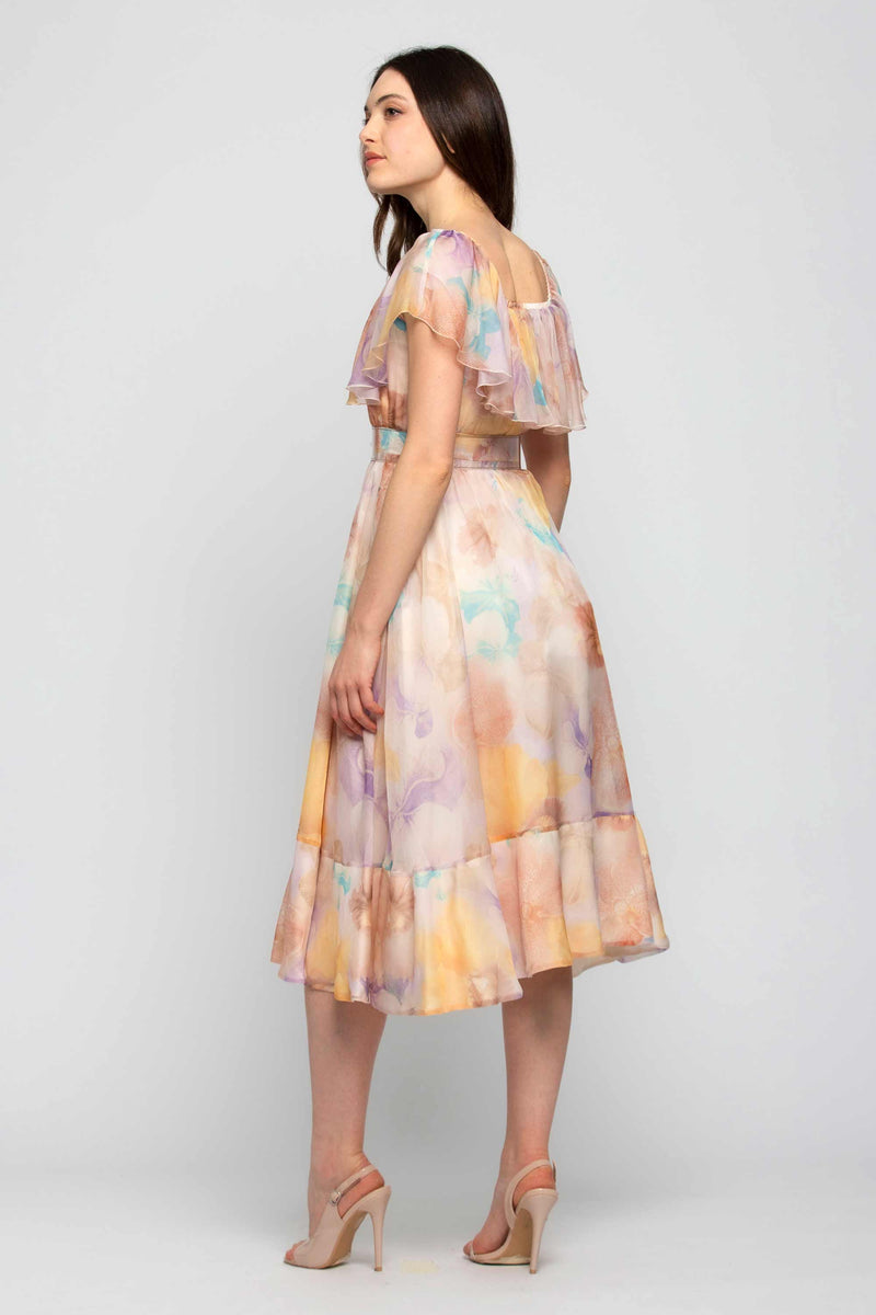 Ruffle dress - Dress TISHEA