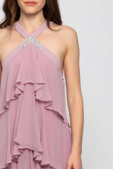 Ruffle dress from the Gold Collection - Dress TOTRA