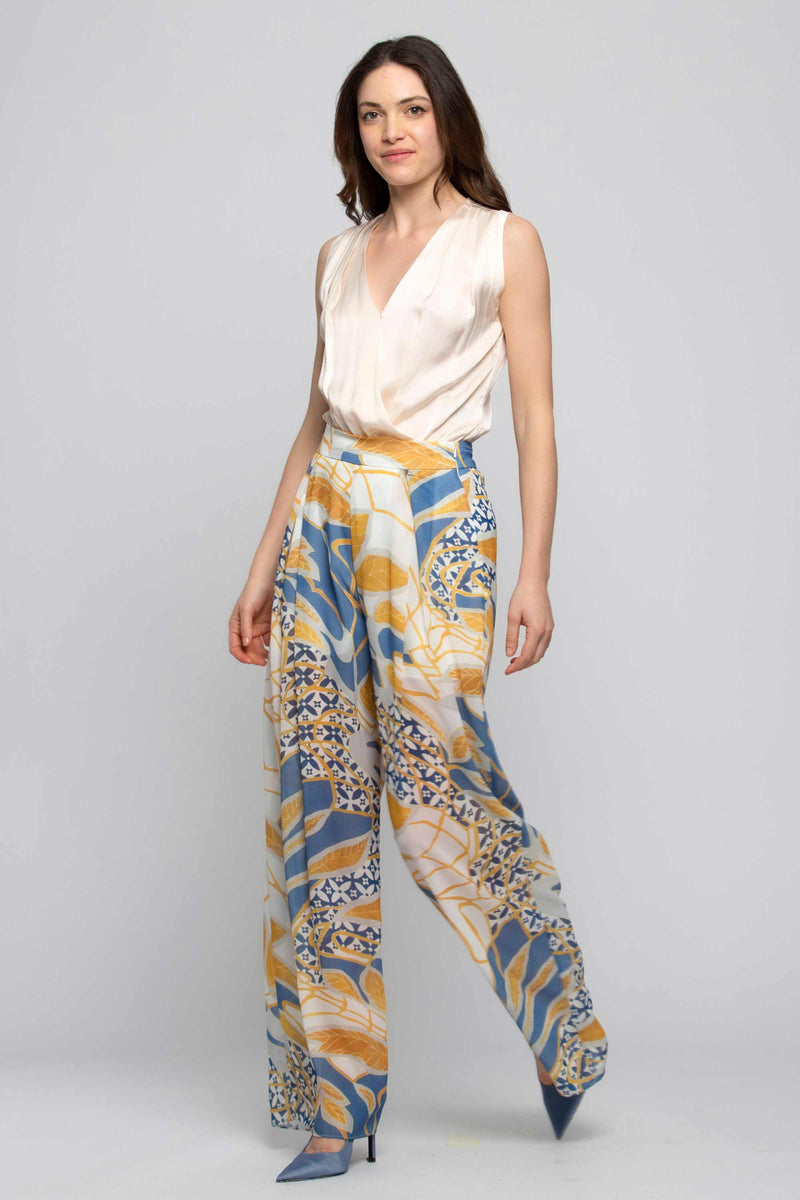 Blusa in viscosa con incrocio sul decolleté - Blusa GAYLAR