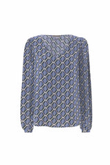 Geometric print blouse - Blouse AYAYE