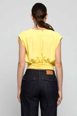 Chemisier court avec nœud - Blouse VILWEN