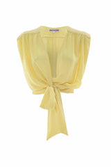 Chemisier court avec nœud - Blouse VILWEN