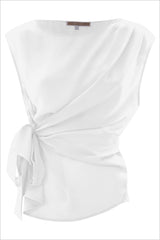 Blusa con fiocco sul fianco - Blusa VIRANN