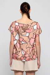 Printed boxy blouse - Blouse VULURA