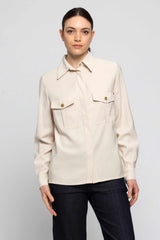 Lyocell shirt with pockets - Shirt DURRIK