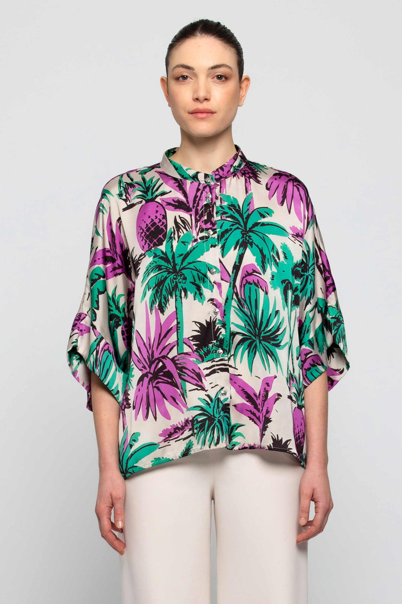 Tropical patterned shirt - Shirt NOMLON