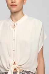 Tie-front cropped shirt - Shirt PAEMAY