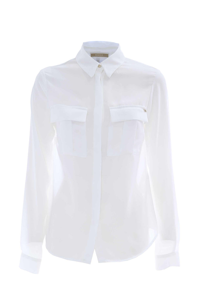 Camicia con abbottonatura nascosta - Camicia BEYTICE