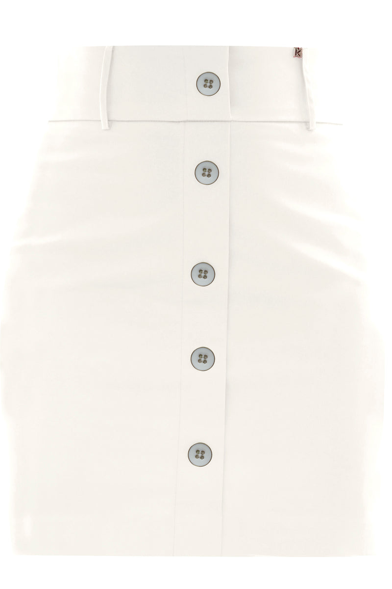 Buttoned pencil skirt - Skirt NELURA