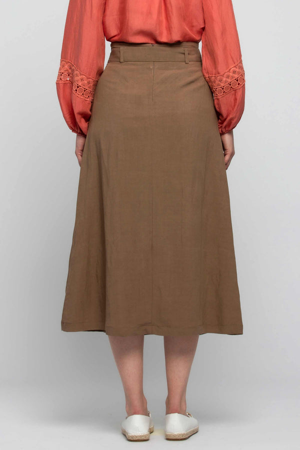 High-waisted midi skirt - Skirt FARIREN