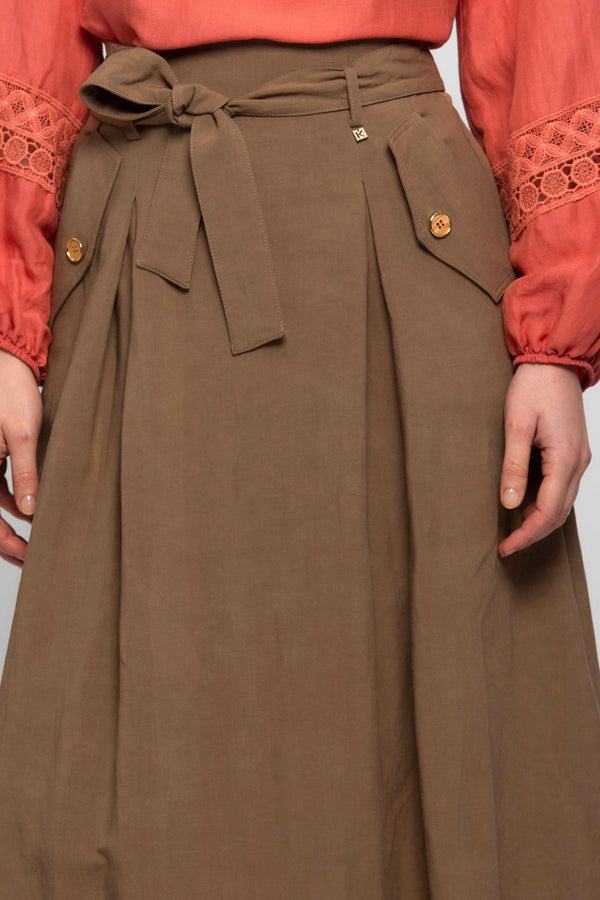 High-waisted midi skirt - Skirt FARIREN