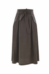High-waisted midi skirt - Skirt FARIREN