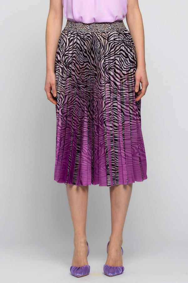 Zebra print skirt - Skirt WILIRENN