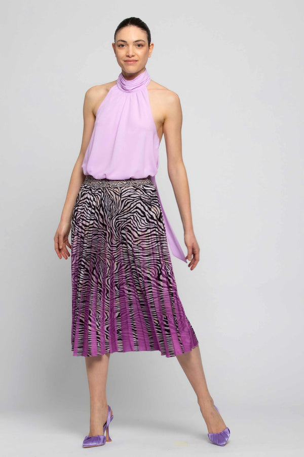 Zebra print skirt - Skirt WILIRENN