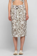 Belted midi skirt - Skirt TERALL