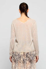 Maglia in viscosa scollo a V - Maglia M/L AILARRA