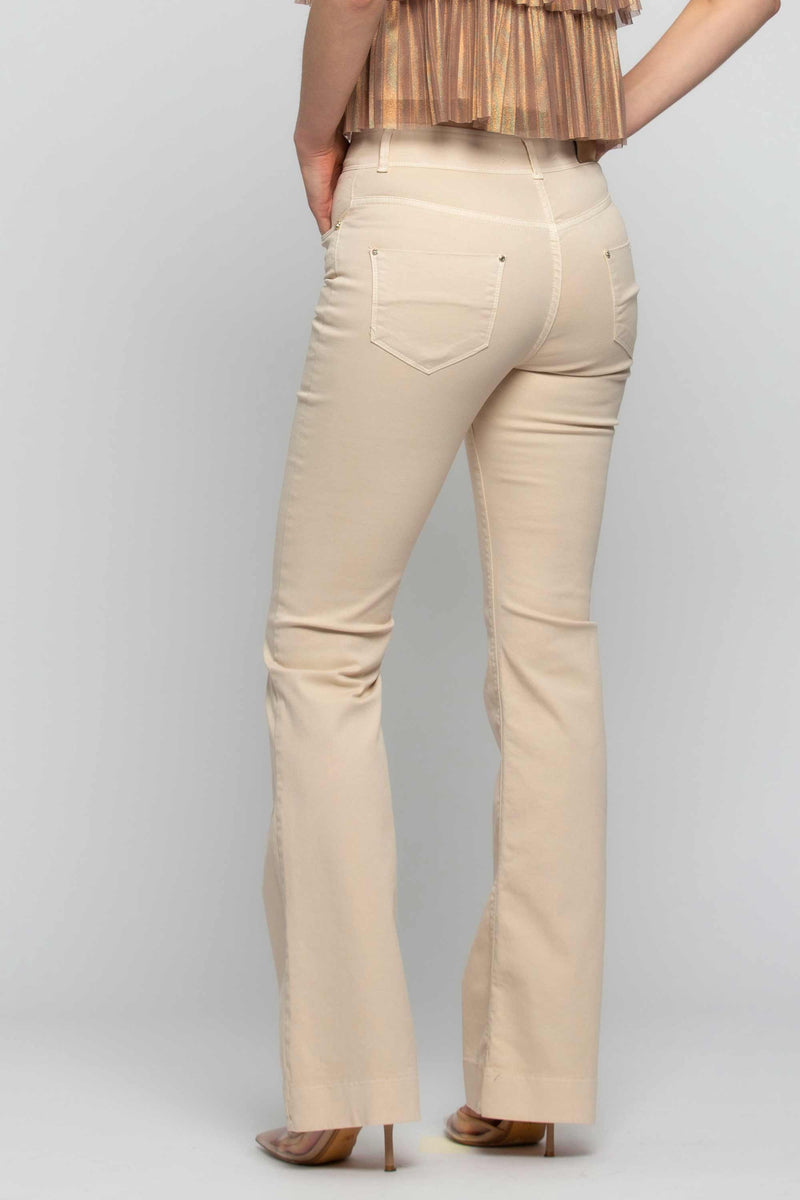Long flared trousers - Color Trousers KIRARI