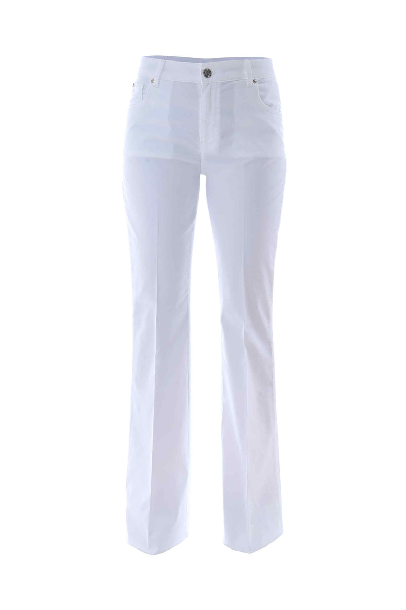 Flared cotton trousers - Color Trousers GRAZIA